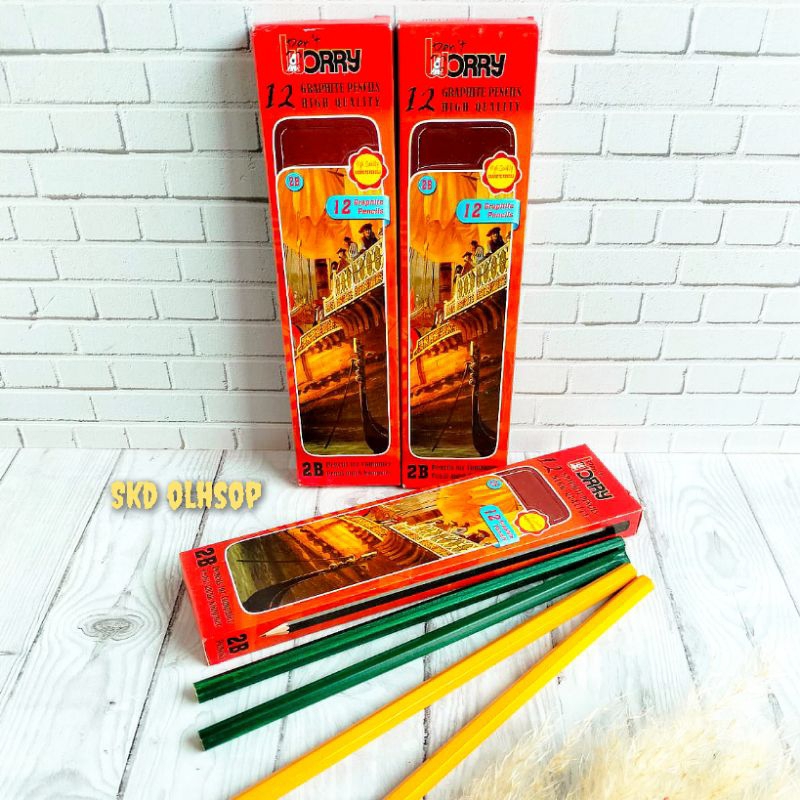 

Pensil 2B WORRY 1 Pack (Isi 12 Pc)