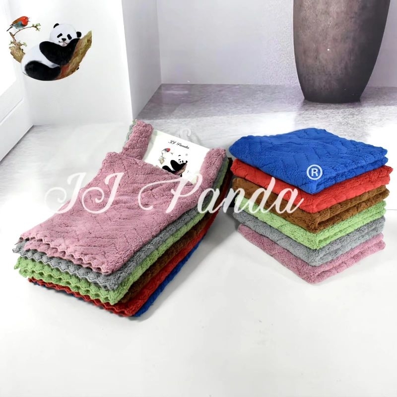 saputangan microfiber 30x30cm ( 6pcs )