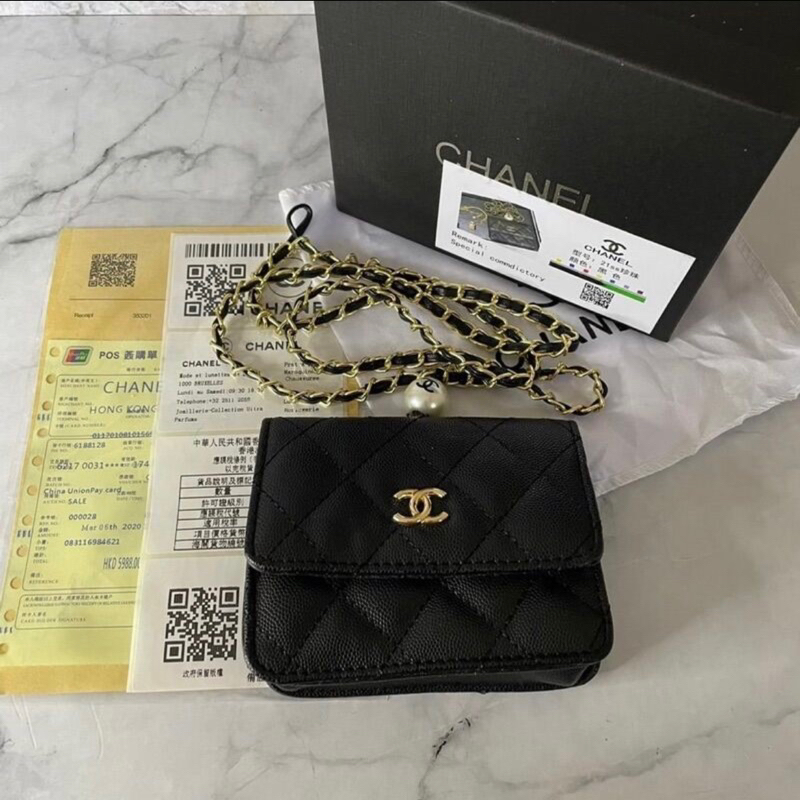 CENEL PEARL BAG SLINGBAG CHAIN LEATHER / TAS CENEL WANITA / TAS CENEL FULLSET