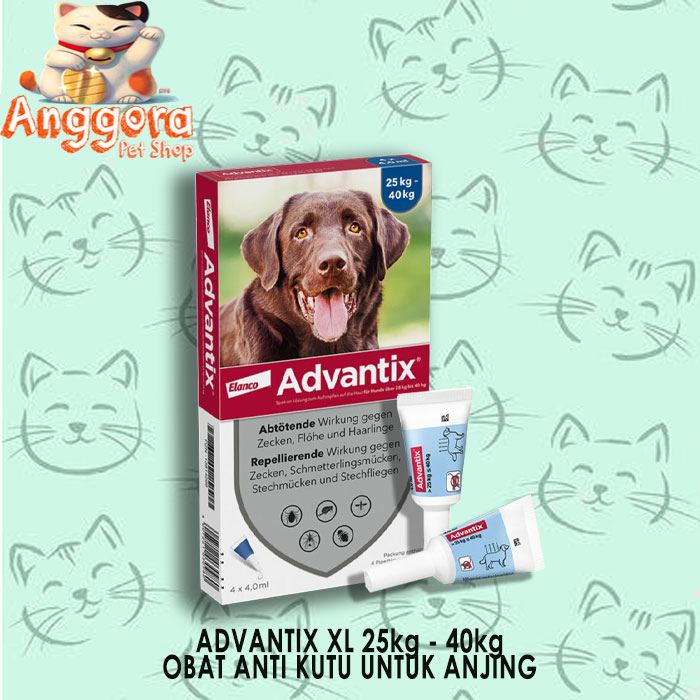 Obat Anti kutu &amp; Nyamuk Untuk Anjing ADVANTIX SPOT-ON XL 25 - 40kg