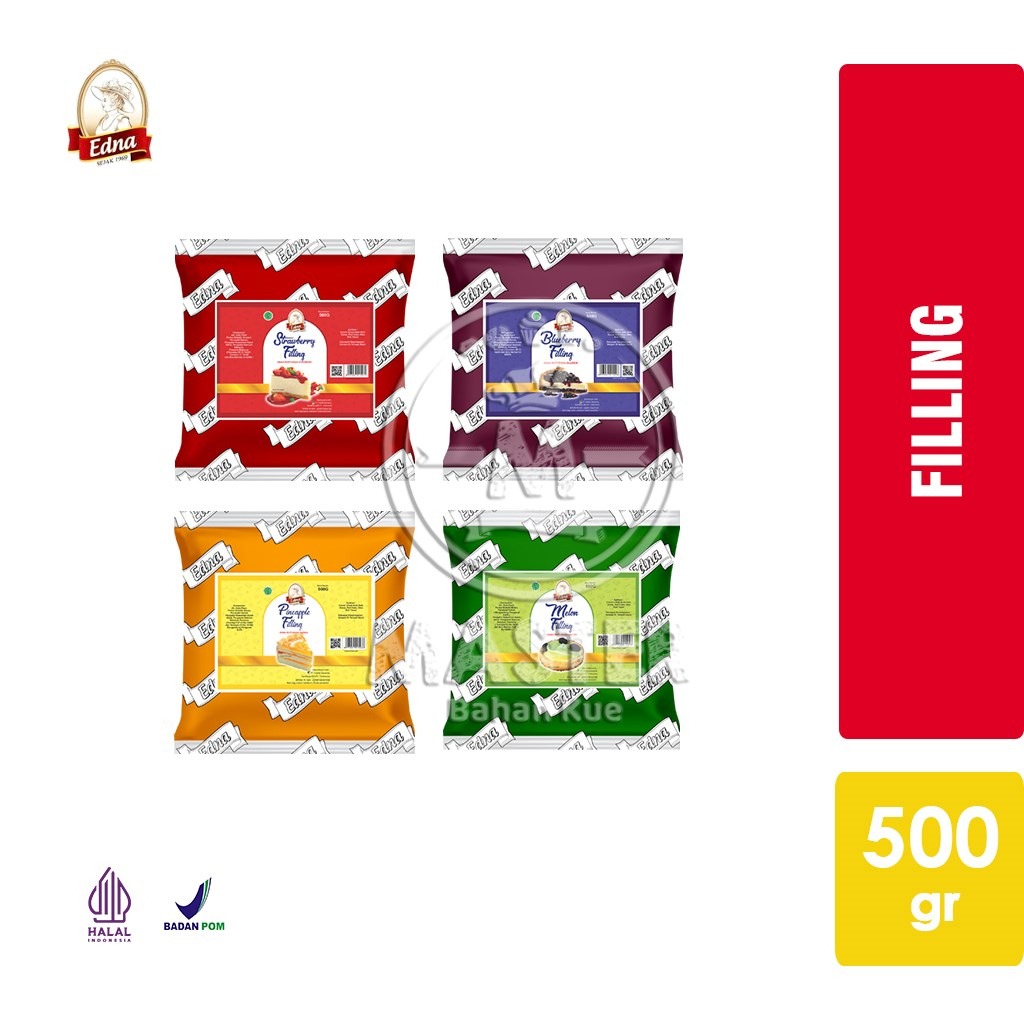 

Selai Buah EDNA Fruit Filling Isian Roti [500 gr]