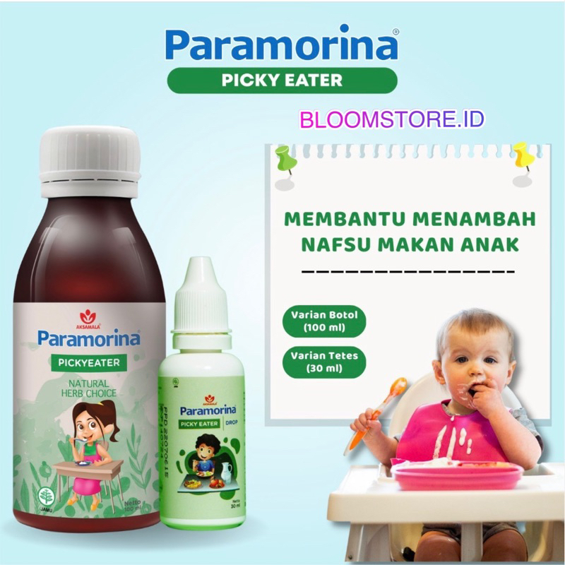 BPOM PARAMORINA Madu Vitamin Anak Penambah Selera Nafsu Makan PickyEater Picky Eater 100ml 100 ml Herbal Natural Herb Choice Alami Original Ori Halal MUI