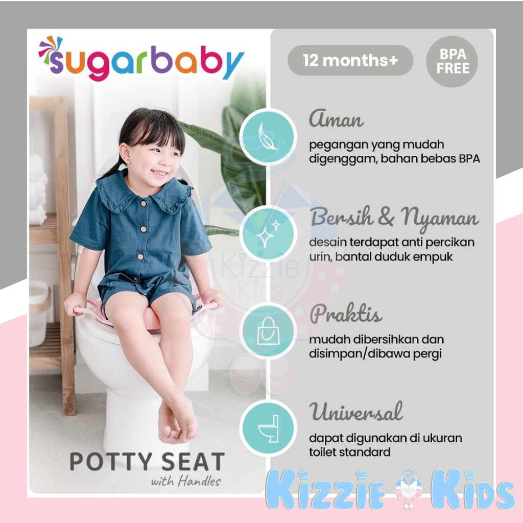 Sugar Baby Potty Seat / Baby Flow Potty Seat /Alas Dudukan Toilet