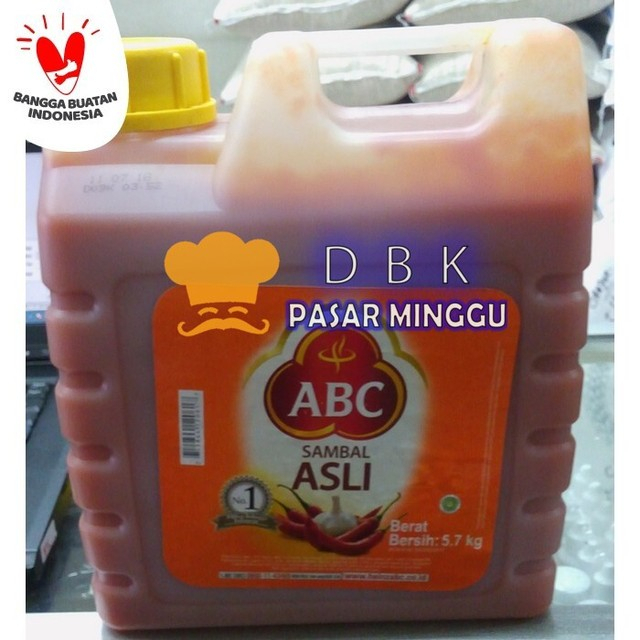 

abc sambal 5,7kg dirigen