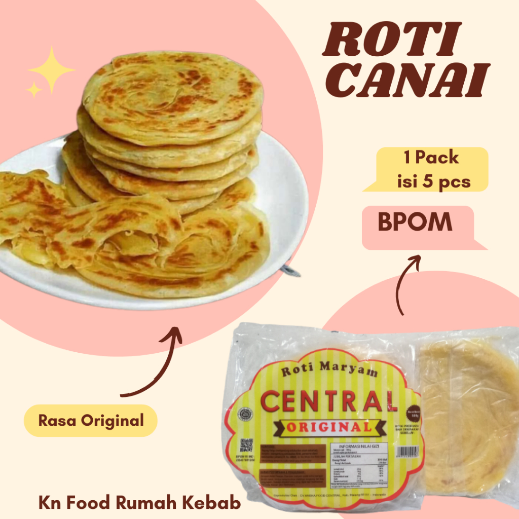 

Roti Canai - Roti Maryam 1 pack.