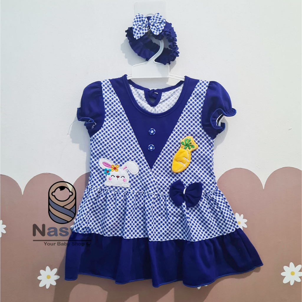 [P-038] Dress Bayi Perempuan 0-6 m / Setelan Bayi Perempuan