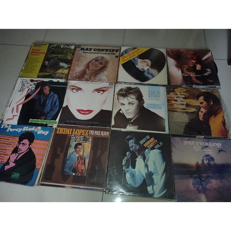 vinyl bekas piringan hitam bekas harga satuan(bisa pilih)