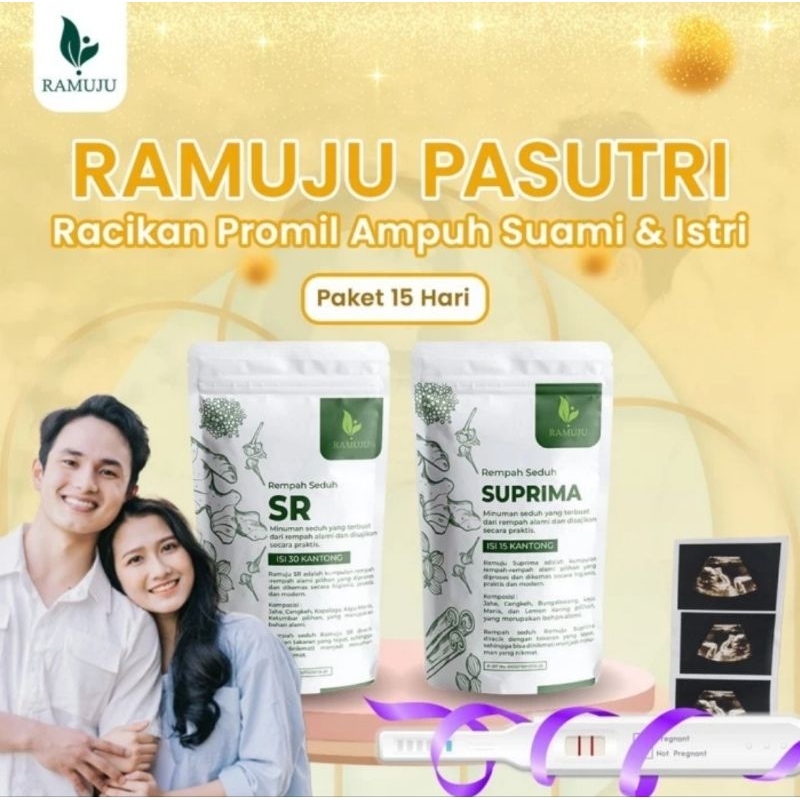 

Ramuju Pasutri - Promil Paket Pasutri | Ramuan Herbal Alami Solusi Kesuburan Suami & Istri Paket 15hr dan 30hr