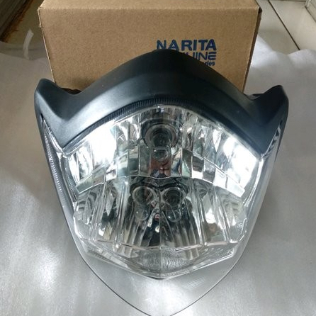 Reflektor Yamaha Vixon New baru 2010 2011 2012 Assy Black Lampu Depan Vixion new Hitam H4 Reflektor Vixion new batman