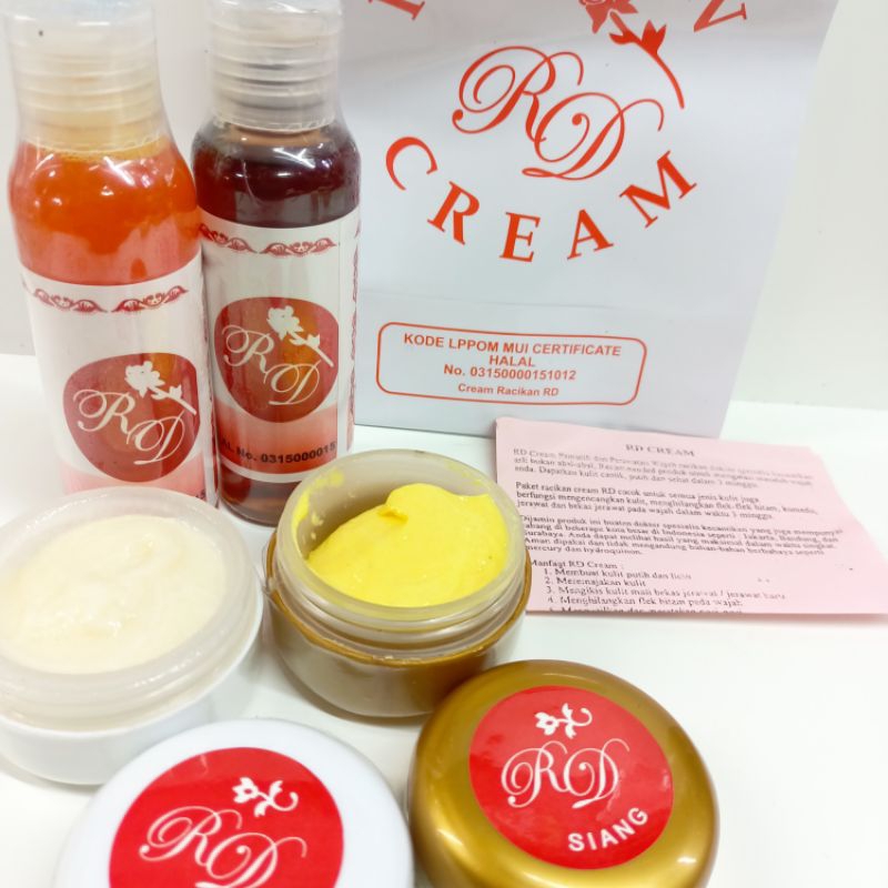 Cream Pemutih Racikan RD 60k - Paket Cream RD