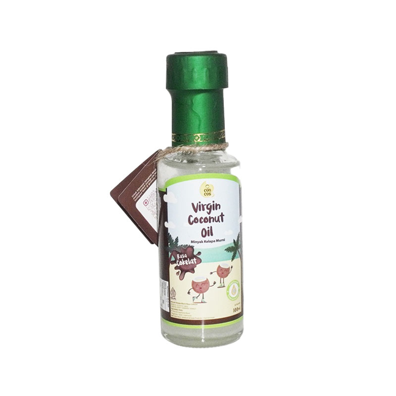 

Concos Virgin Coconut Oil VCO Rasa Cokelat 100ml / Minyak Kelapa Murni 100% / VCO Kids