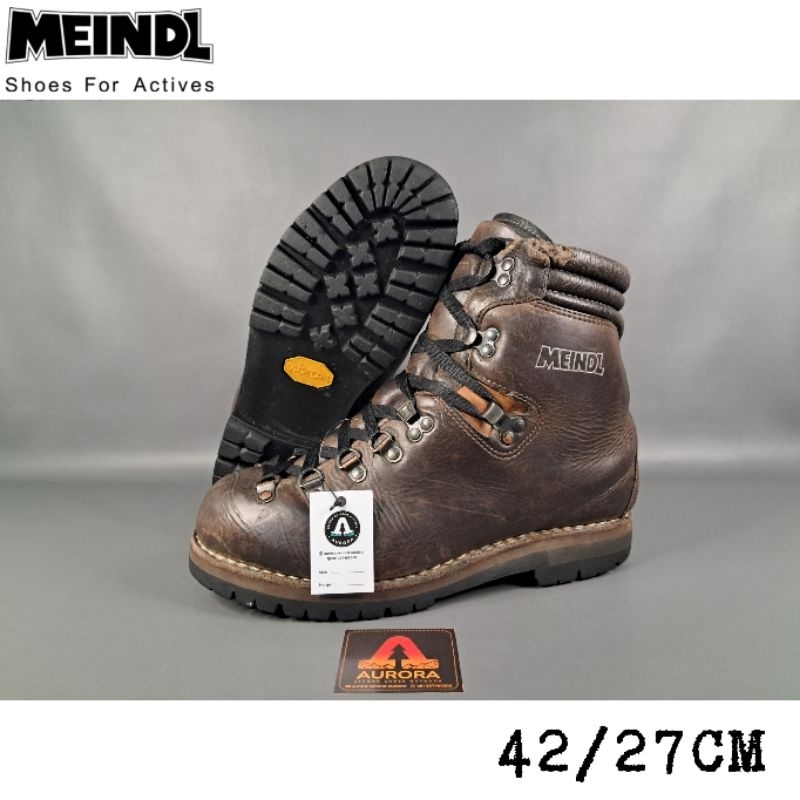 SEPATU HIKING GUNUNG OUTDOOR MEINDL VINTAGE BOOTS SIZE 42