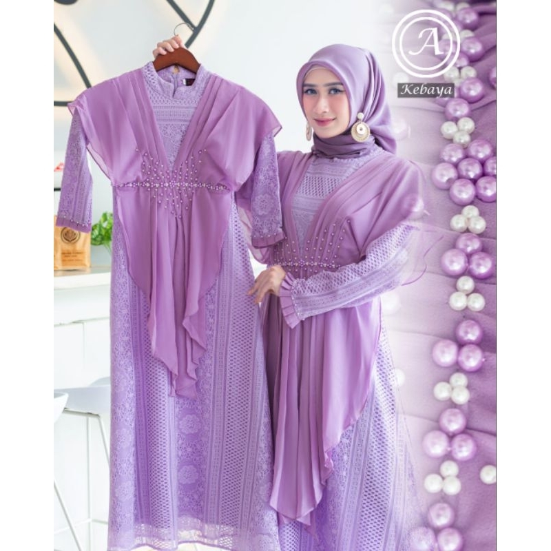 Gamis Aira Couple Brokat Malika Non Gliter Payet Mutiara Terbaru| Gamis Kondangan| Gamis Tile| Gamis Pesta| Gamis Brokat Malika| Gamis Couple| Gamis Ibu Dan Anak| Gamis Lamaran| Gamis Seragaman Keluarga| Gamis Cantik|