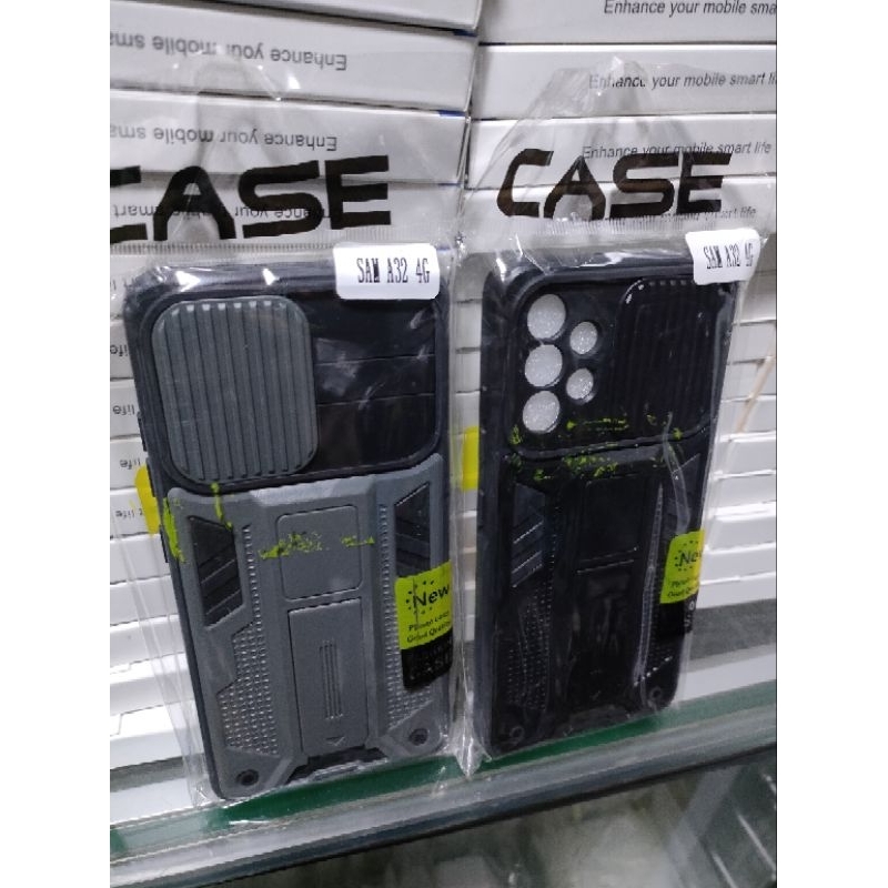 Softcase Samsung A32 4G Silikon Casing Case Spigen Transforme Magnetic Stading Slending Camera