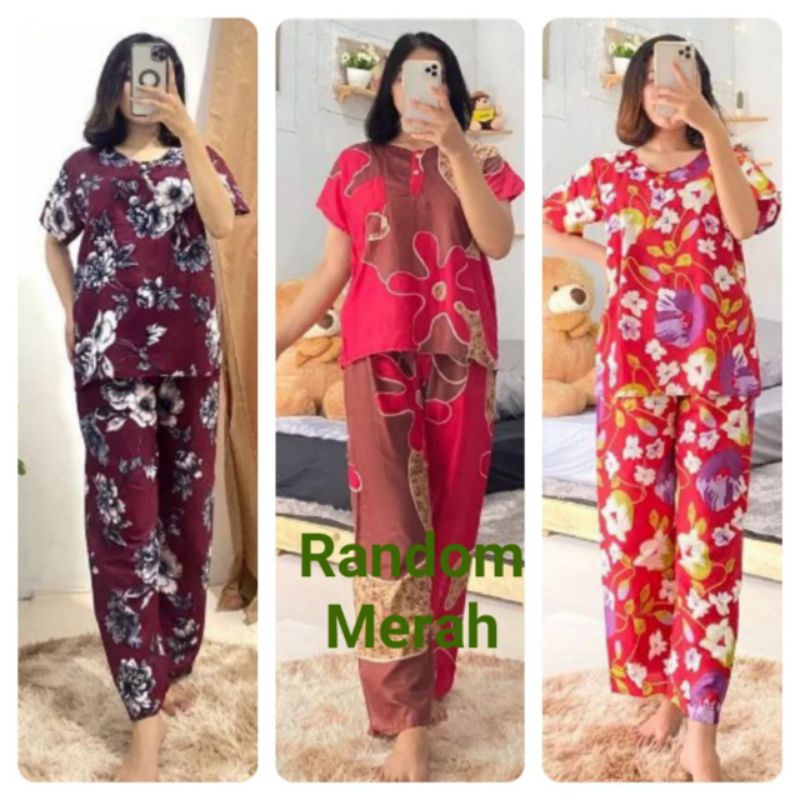 Set Daster Celana || Piyama Daster