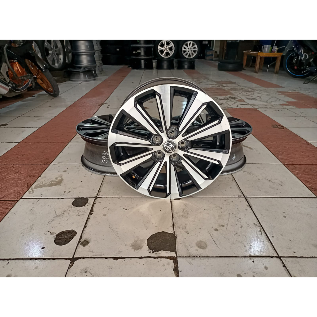 VELG SECOND RACIND OEM AVANZA RING 16X6 ET 50 HOLE 5X100 U/VELOZ,ALTIS,SERENA