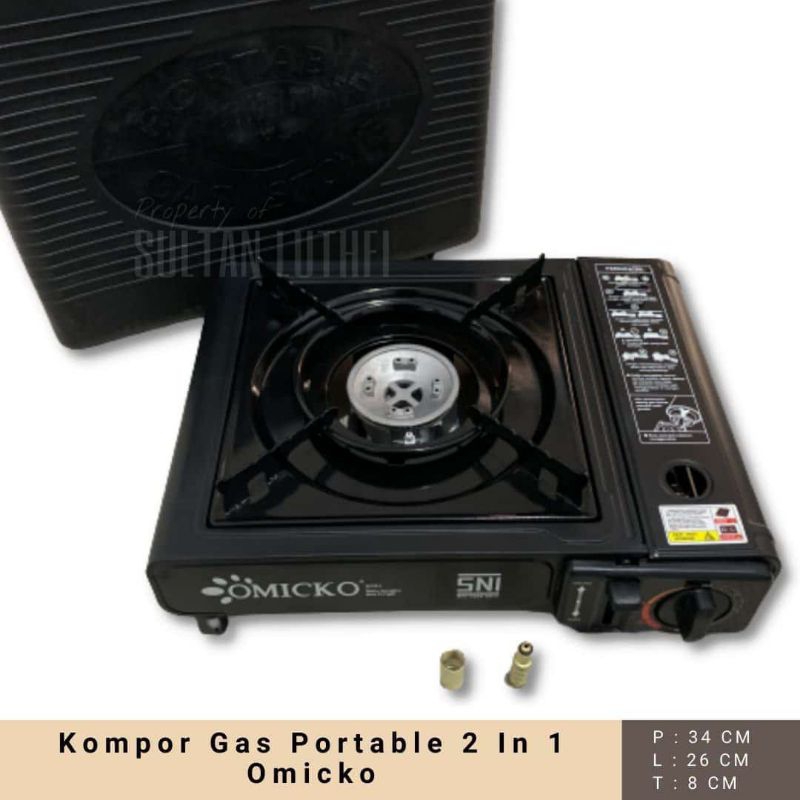 kompor gas portable omicko