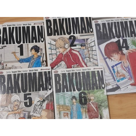 Komik Cabutan BAKUMAN  5 6 14 Tsugumu Ohba, Takeshi Obata _ Elex