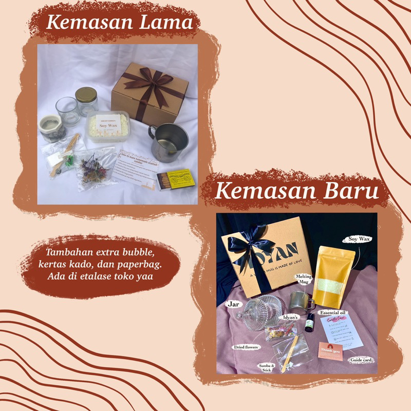 DIY MINI CANDLE | KIT SCANTED CANDLE | HAMPERS LILIN AROMATERAPHY | GIFT BOX WISUDA ULTAH NATAL | KADO CEWEK COWOK / KADO PACAR GRADUATION