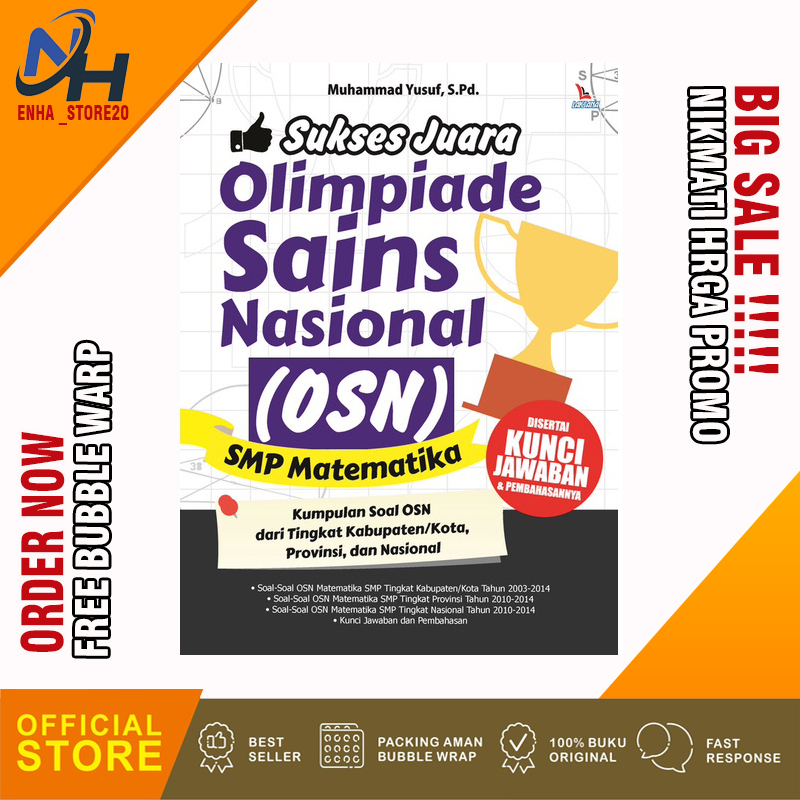Buku Sukses Juara Olimpiade Sains Nasional (OSN) SMP Matematika - Laksana