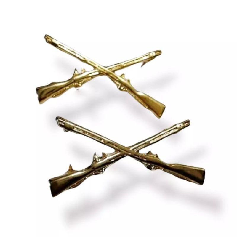 US ARMY Badge Insignia Collar Infantry Pin