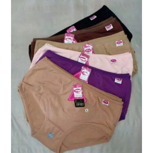 6PCS CELANA DALAM WANITA LUTTY 6970 / CELANA DALAM KATUN