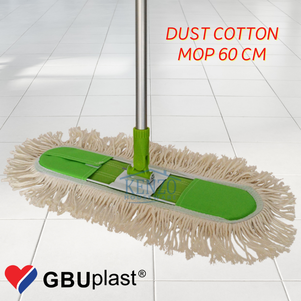Pel Lobi 60 CM Lobby Duster Cutton Mop Pel Panjang Besar Kantor Hotel Rumah Sakit GBUPLAST