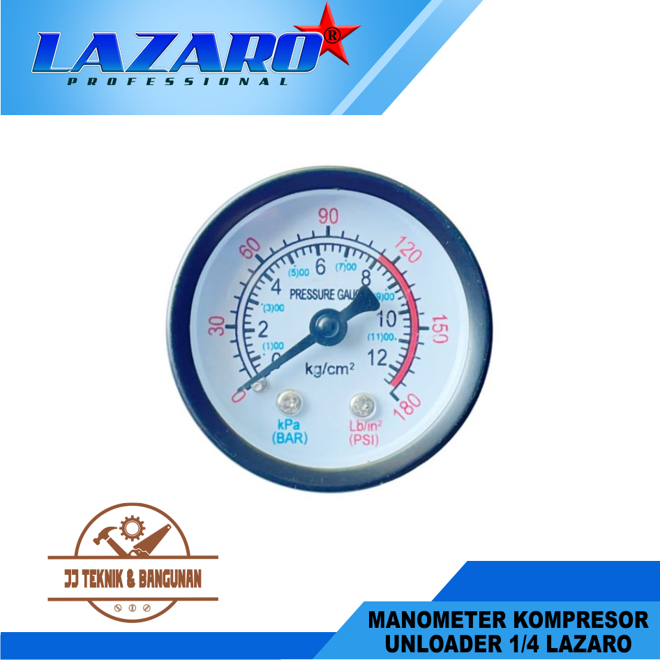 Manometer kompresor unloader 1/8 lazaro