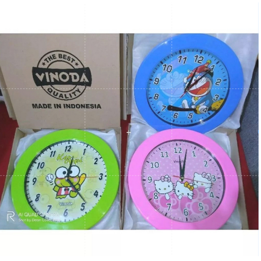 Jam Dinding Karakter Vinoda