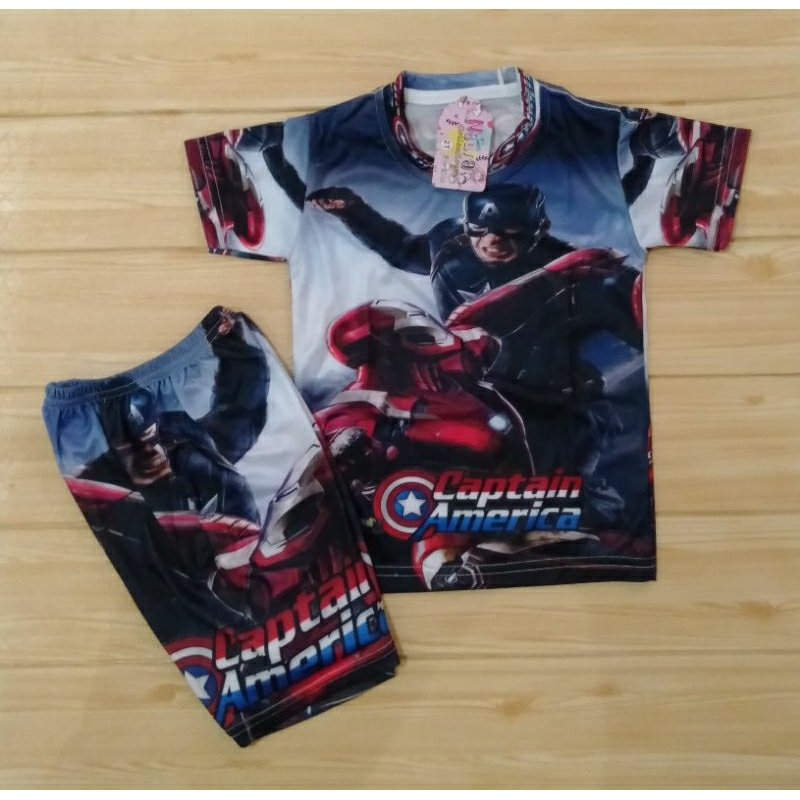 (COD) STELAN KAOS SUPER HERO ANAK USIA 2-5 TAHUN