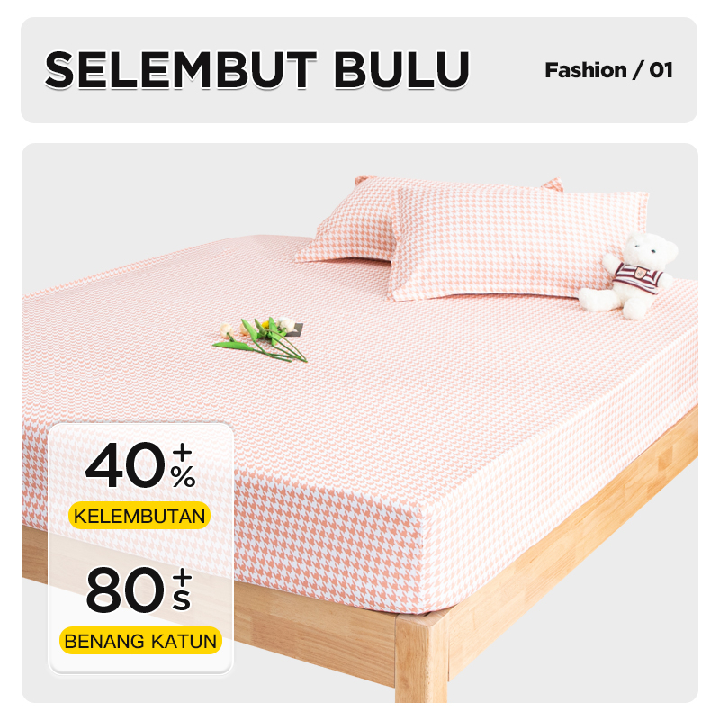 Selimut Bedcover Tanpa Busa Banyak Varian Cute Seprei Polyester - FUTUREHOME8