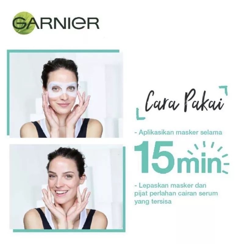 Garnier eye serum mask
