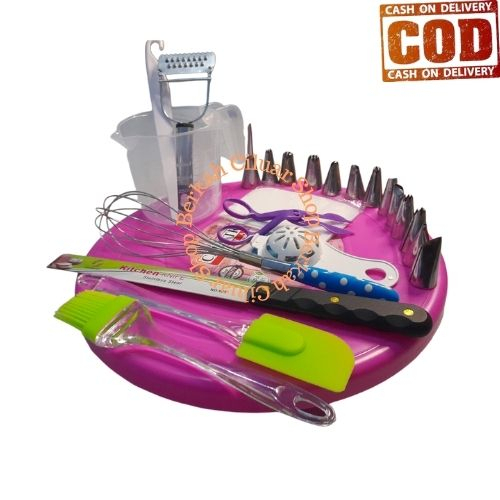 Paket Dekorasi Menghias Kue Tart Ulang Tahun Korea Cake 1 Set Isi 10pcs