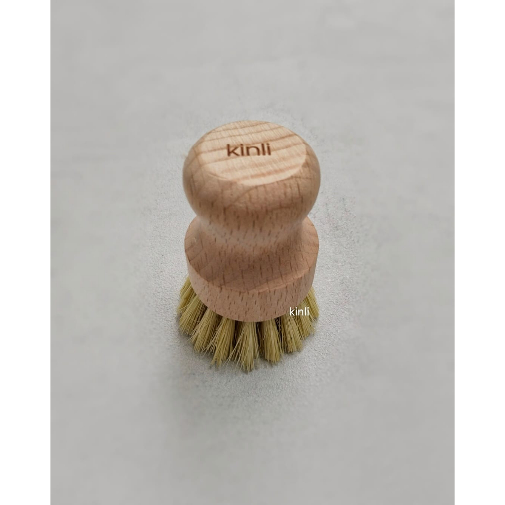 eco friendly wooden bamboo brush cleaning set sikat kayu biodegradable