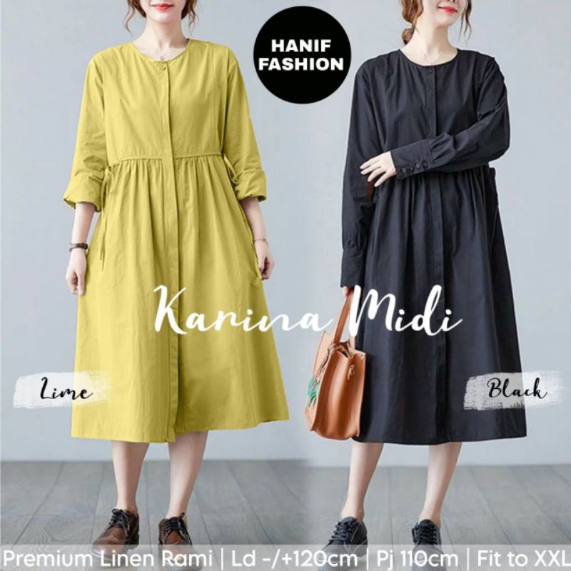 KARINA GAMIS MIDI WANITA