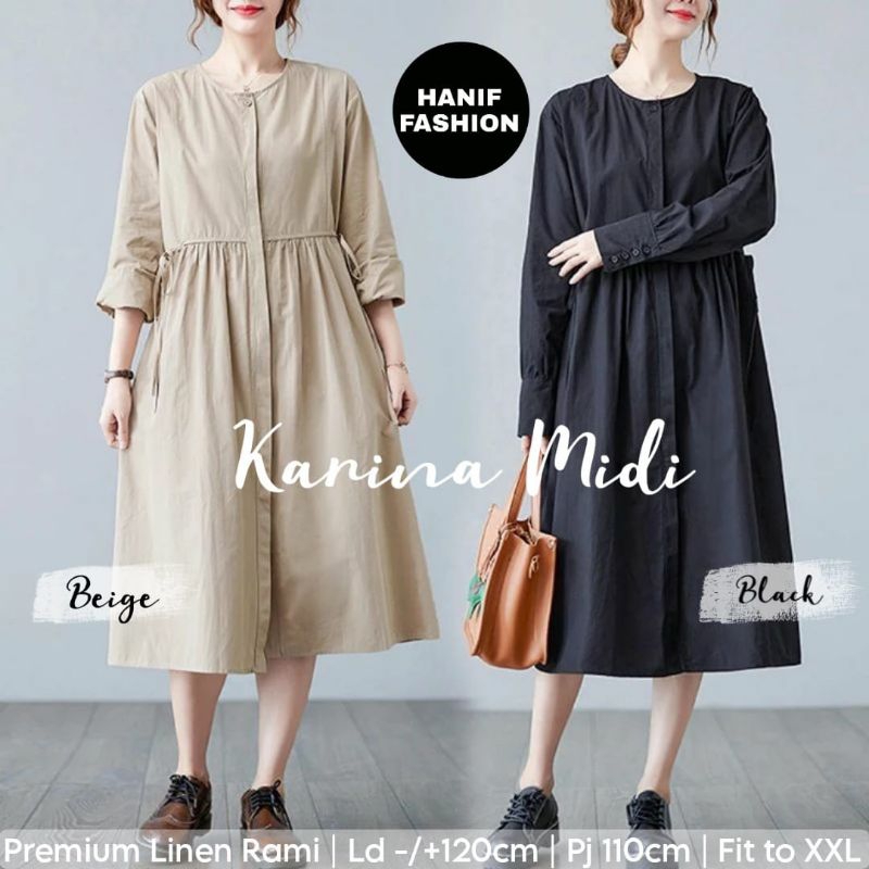 KARINA GAMIS MIDI WANITA