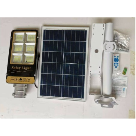 LAMPU JALAN SOLAR PANEL 2IN1 SMD 600 WATT LED PJU SOLAR CELL OUTDOOR 600W PANEL