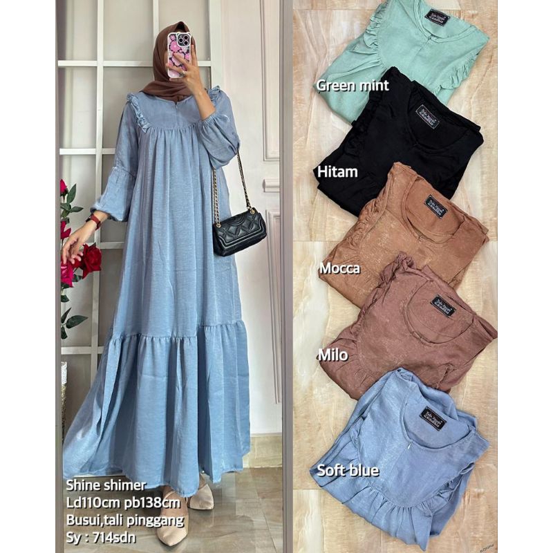 Gamis SyifaKasyifa Shine Shimer 684