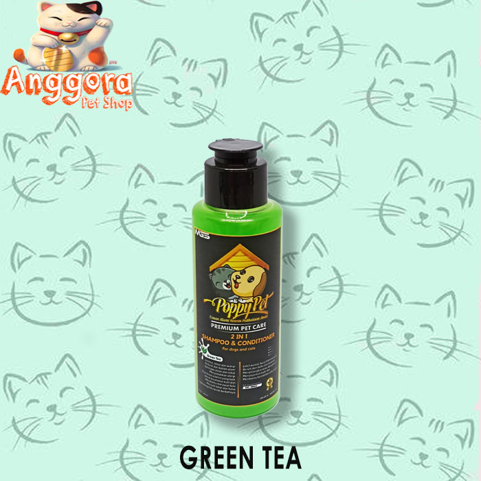 Shampoo Kucing &amp; Anjing POPPY PET Wangi Premium Pet care 100ml