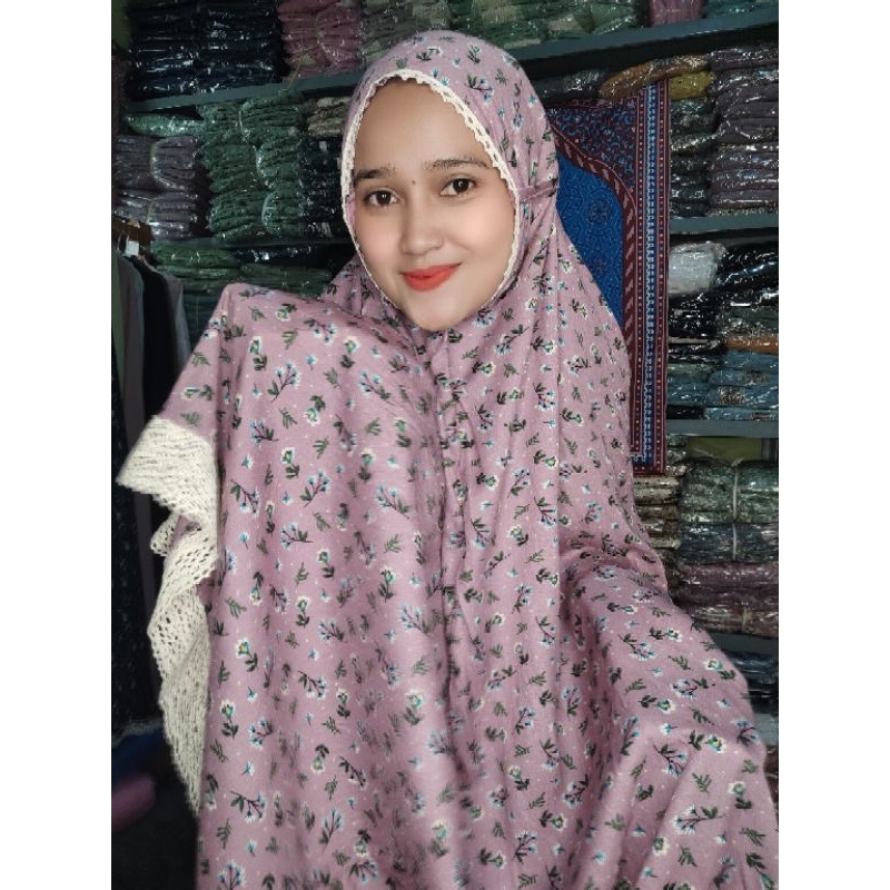 MUKENA RAYON SUPER JUMBO HARUMI