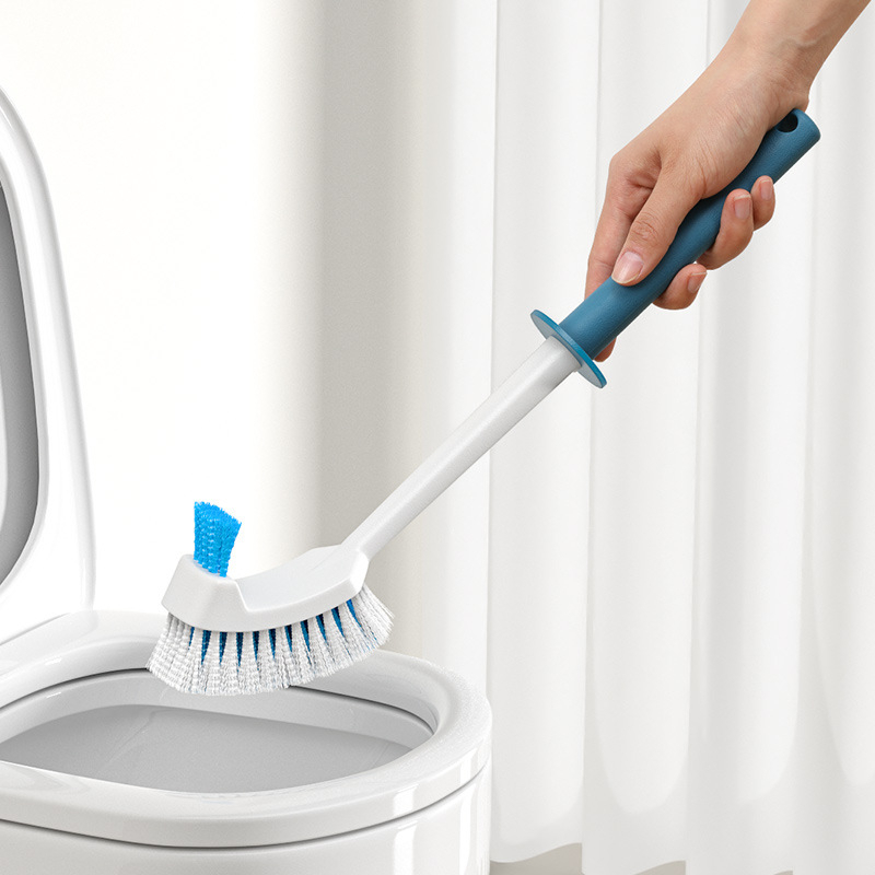 Sikat Sudut Kamar Mandi Gagang Panjang Pembersih Sudut Celah Toilet