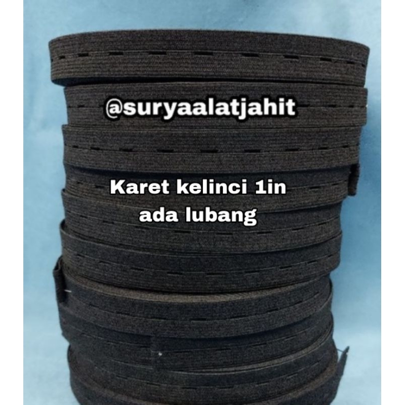 Karet Kelinci 1in (2.3cm) ada lubang Hitam =rp.19.500/1pcs