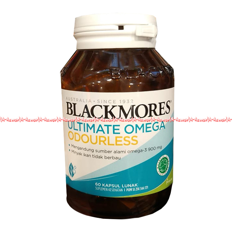 Blackmores Ultimate Omega 60kapsul Odourless Obat Untuk Sendi Lemak Darah Minyak Ikan Black mores Ultimated