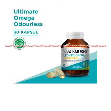 Blackmores Ultimate Omega 60kapsul Odourless Obat Untuk Sendi Lemak Darah Minyak Ikan Black mores Ultimated
