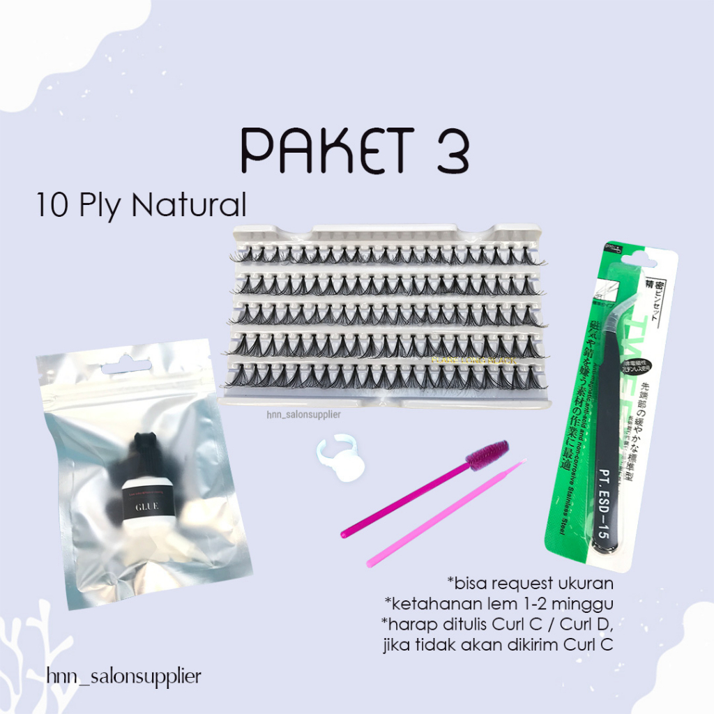 Paket Super Murah Eyelash Extension Bulumata Tanam