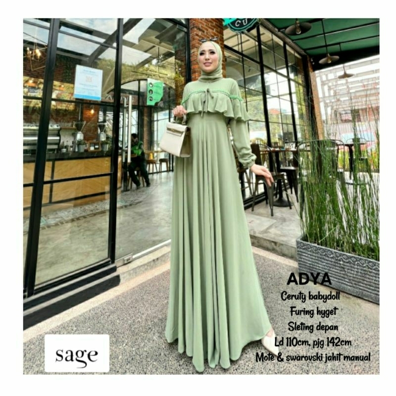 ADYA BY GLAMZ GAMIS SABRINA | BAJU LEBARAN | GAMIS POLOS | GAMIS WISUDA | GAMIS BRIDESMAID | GAMIS M