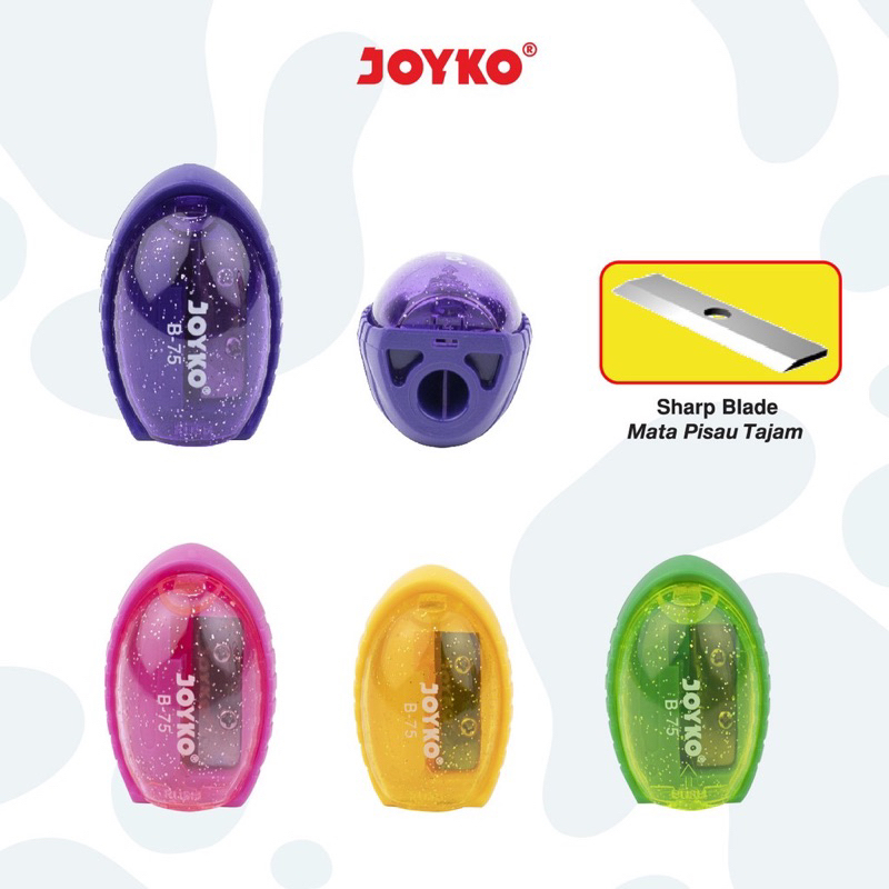 

Rautan Joyko Dengan Tutup B-75 ECER 1 Biji / Serutan Joyko Glitter ECER
