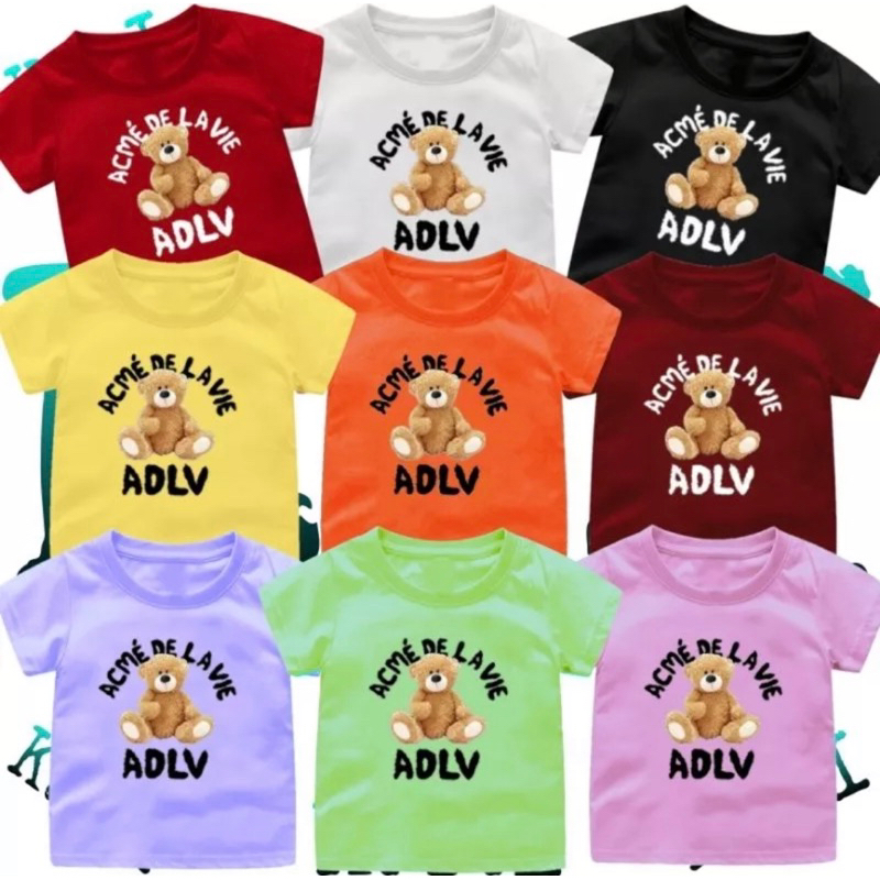 Baju kaos anak cowok cewek 1-12 TAHUN TERBARU kaos TEDDY BEAR ADLV
