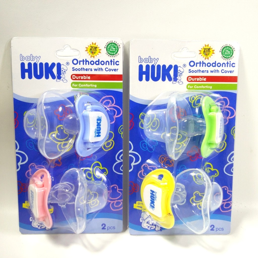 Empeng Bayi HUKI Orthodontic Deluxe Blister Kemasan 2pcs