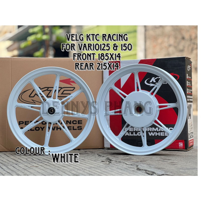 velg ktc vario 125 vario 150 beat vario 110 scoopy genio uk 185/215 velg palang 8